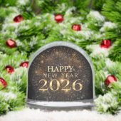 elegant new year snow globe 2025 (クリスマス)