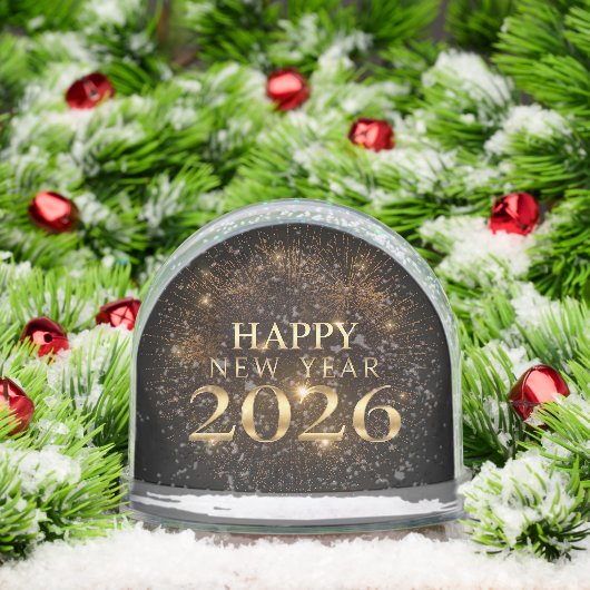 elegant new year snow globe 2025 (クリスマス)