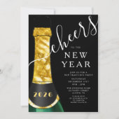 Elegant New Year's Eve Party 招待状 (正面)