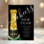 Elegant New Year's Eve Party 招待状