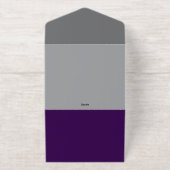 Elegant New Year's Eve Party Invitation with Gold オールインワン招待状 (外側)