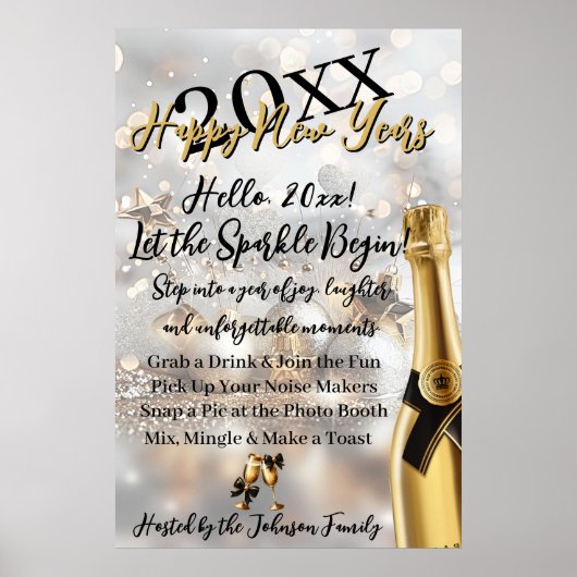 Elegant New Year's Eve Welcome ポスター (正面)