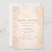 Elegant Night Sky Bridal Shower 招待状 (正面)