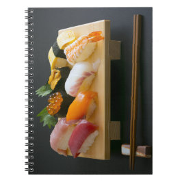 Elegant Nigiri Sushi – Hardcover Notebook by SUSHI ノートブック