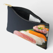 Elegant Nigiri Sushi Pouch – Minimal Zen アクセサリーポーチ (見開き)