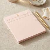 Elegant Notepad with Monogram for her ノートパッド