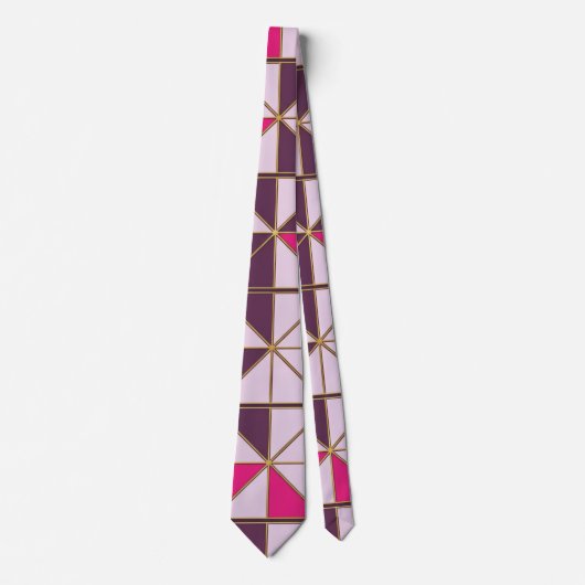 Elegant Nubian Geometric Tie ネクタイ (正面)