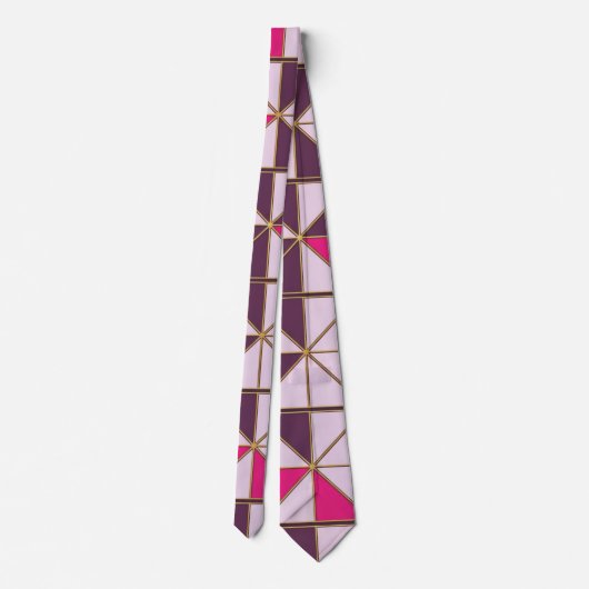 Elegant Nubian Geometric Tie ネクタイ (裏面)