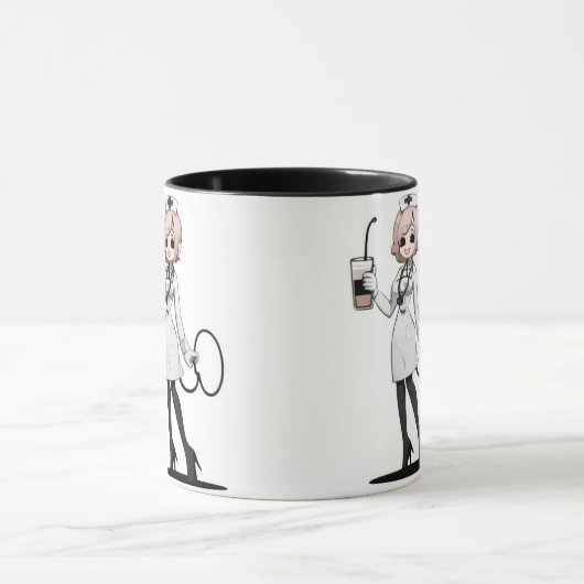 Elegant Nurse Coffee Mug マグカップ (中央)