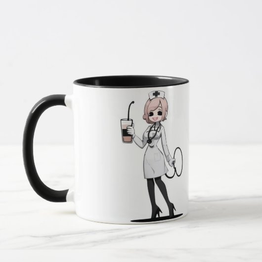Elegant Nurse Coffee Mug マグカップ (左)