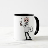 Elegant Nurse Coffee Mug マグカップ (正面右)