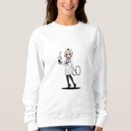 Elegant Nurse Coffee Sweatshirt スウェットシャツ