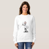 Elegant Nurse Coffee Sweatshirt スウェットシャツ (正面フル)