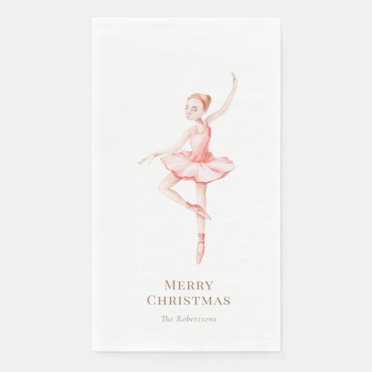 Elegant Nutcracker Ballerina Christmas (正面)