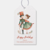 Elegant Nutcracker Christmas ギフトタグ (正面)