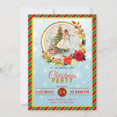 Elegant Nutcracker Christmas Holiday Party シーズンカード (正面)