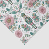 Elegant Nutcracker & Flowers Print 薄葉紙 (詳細)