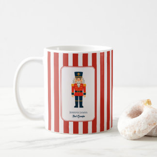 Elegant Nutcracker on The Red Stripes コーヒーマグカップ