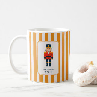 Elegant Nutcracker on The Yellow Stripes コーヒーマグカップ