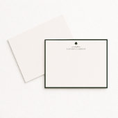 Elegant Oak Stationery Note Card セーブザデート