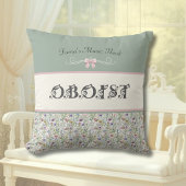 Elegant Oboe Wildflower Music Nook クッション