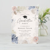 Elegant Ocean Beach Graduation Party 招待状 (スタンド正面)