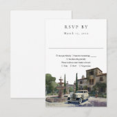 Elegant Old Money Country Estate Wedding 出欠カード (正面/裏面)