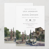 Elegant Old Money Country Estate Wedding 招待状 (正面/裏面)