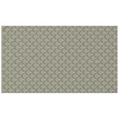 Elegant Olive Green Botanical Fan Pattern Neutral  テーブルクロス (正面(横))