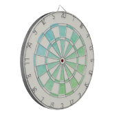 Elegant Ombre Dartboard with White Border ダーツボード (正面左)