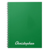 Elegant One Color Minimalist  Design ノートブック (正面)