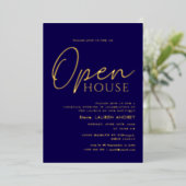 Elegant Open House 箔招待状 (立ち正面)