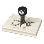 Elegant Orchard Pear Illustration Rubber Stamp ラバースタンプ (スタンプ)