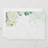 Elegant Organic Modern Wedding Save The Date セーブザデート (裏面)