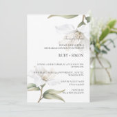 Elegant Oriental Magnolia Rehearsal Dinner 招待状 (スタンド正面)