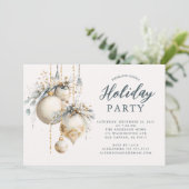 Elegant Ornament Holiday Party Invitation 招待状 (スタンド正面)