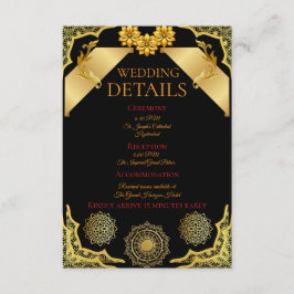 Elegant Ornate Information Card エンクロージャーカード