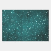 Elegant osmic Purple, Green & Blue Zodiac Design ラッピングペーパーシート (正面2)