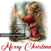 Elegant Painted Illustration Winter Scene Napkins