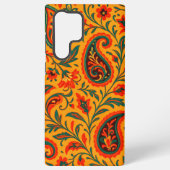 Elegant Paisley Floral Pattern Samsung Galaxyケース (裏面)