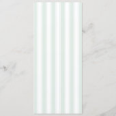 Elegant Pale Green Menu Template メニュー (裏面)