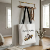 Elegant Panda Bamboo Lover Aesthetic Gift トートバッグ