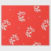 Elegant paper features a vibrant holiday design ラッピングペーパー (フラット)