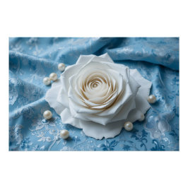 Elegant Papercraft Still Life ポスター