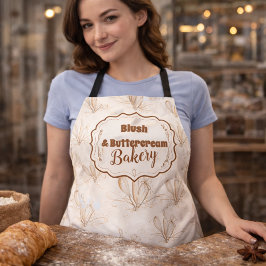 Elegant Pastel Bakery Branding エプロン