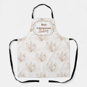 Elegant Pastel Bakery Branding エプロン (正面)
