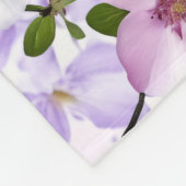 Elegant Pastel Blossom  フリースブランケット (角)