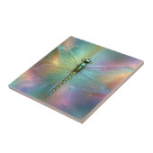 Elegant Pastel Dragonfly Fractal Art, タイル (側面)