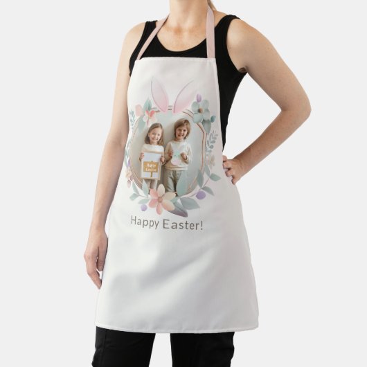 Elegant Pastel Easter Photo Apron エプロン (インサイチュ)