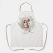 Elegant Pastel Easter Photo Apron エプロン (正面)